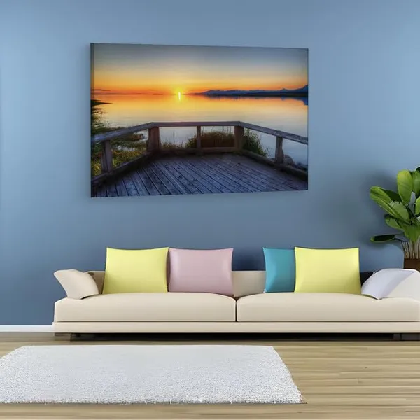 Multicolor_Amazing_Sunset,_Pretty,_Glow,_Wooden_Framed_Canvas_Paintings_|_For_Home_Decor_|_Bedroom,_Living_Room,Wall_Decoration_|_Wall_Art_Painting,_Ct0952,_Size_16_X_24_In