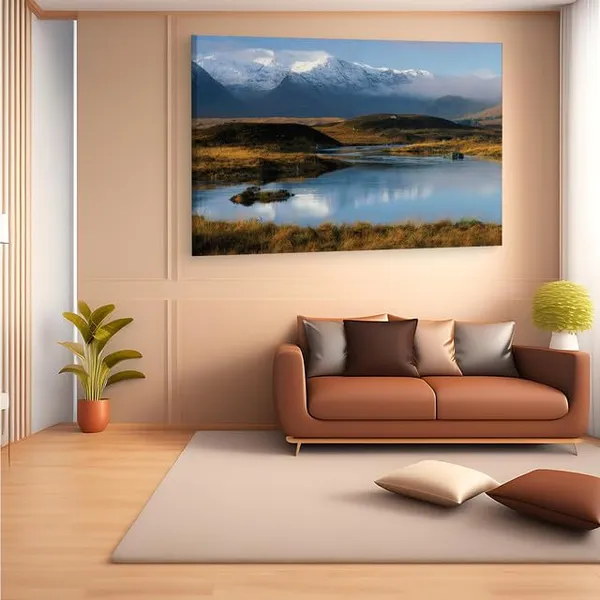 Multicolor_Rannoch_Moor,_Wooden_Framed_Canvas_Paintings_|_For_Home_Decor_|_Bedroom,_Living_Room,Wall_Decoration_|_Wall_Art_Painting,_Ct0955,_Size_16_X_24_In