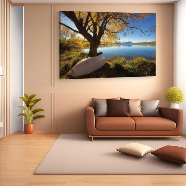 Multicolor_Lake_Alexandrina,_Wooden_Framed_Canvas_Paintings_|_For_Home_Decor_|_Bedroom,_Living_Room,Wall_Decoration_|_Wall_Art_Painting,_Ct0956,_Size_16_X_24_In