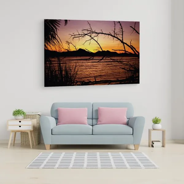 Multicolor_Sunlights_Through_The_Trees,_Wooden_Framed_Canvas_Paintings_|_For_Home_Decor_|_Bedroom,_Living_Room,Wall_Decoration_|_Wall_Art_Painting,_Ct0960,_Size_16_X_24_In