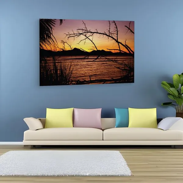 Multicolor_Sunlights_Through_The_Trees,_Wooden_Framed_Canvas_Paintings_|_For_Home_Decor_|_Bedroom,_Living_Room,Wall_Decoration_|_Wall_Art_Painting,_Ct0960,_Size_16_X_24_In