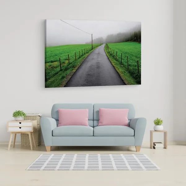 Multicolor_Beautiful_Road,_Wooden_Framed_Canvas_Paintings_|_For_Home_Decor_|_Bedroom,_Living_Room,Wall_Decoration_|_Wall_Art_Painting,_Ct0966,_Size_16_X_24_In