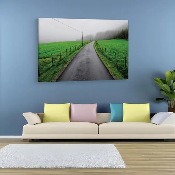 Multicolor_Beautiful_Road,_Wooden_Framed_Canvas_Paintings_|_For_Home_Decor_|_Bedroom,_Living_Room,Wall_Decoration_|_Wall_Art_Painting,_Ct0966,_Size_16_X_24_In