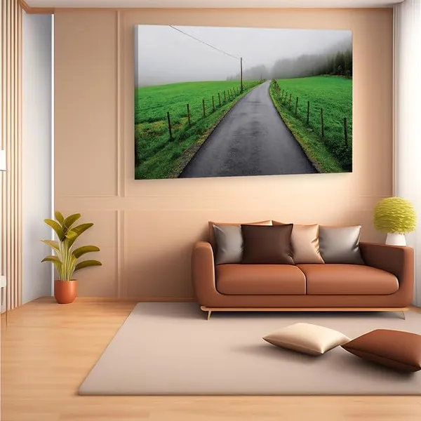 Multicolor_Beautiful_Road,_Wooden_Framed_Canvas_Paintings_|_For_Home_Decor_|_Bedroom,_Living_Room,Wall_Decoration_|_Wall_Art_Painting,_Ct0966,_Size_16_X_24_In