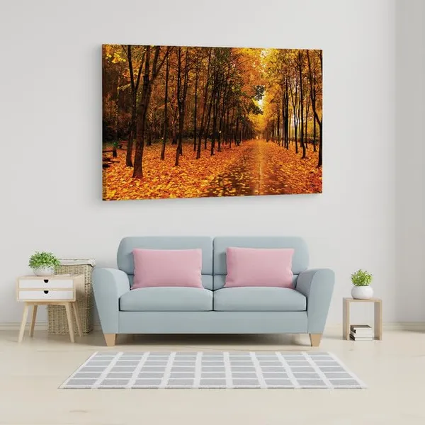 Multicolor_Park_The_Avenue_Trees_Autumn,_Wooden_Framed_Canvas_Paintings_|_For_Home_Decor_|_Bedroom,_Living_Room,Wall_Decoration_|_Wall_Art_Painting,_Ct0967,_Size_16_X_24_In