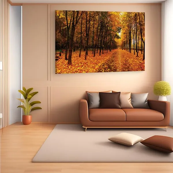 Multicolor_Park_The_Avenue_Trees_Autumn,_Wooden_Framed_Canvas_Paintings_|_For_Home_Decor_|_Bedroom,_Living_Room,Wall_Decoration_|_Wall_Art_Painting,_Ct0967,_Size_16_X_24_In