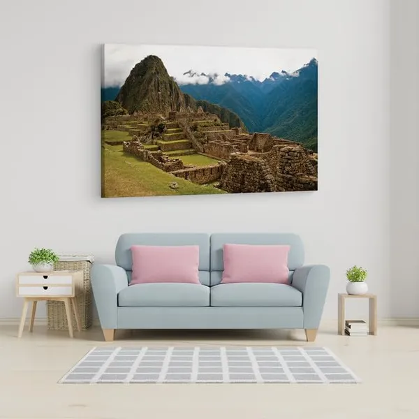 Multicolor_Machu_Picchu,_Wooden_Framed_Canvas_Paintings_|_For_Home_Decor_|_Bedroom,_Living_Room,Wall_Decoration_|_Wall_Art_Painting,_Ct0969,_Size_16_X_24_In