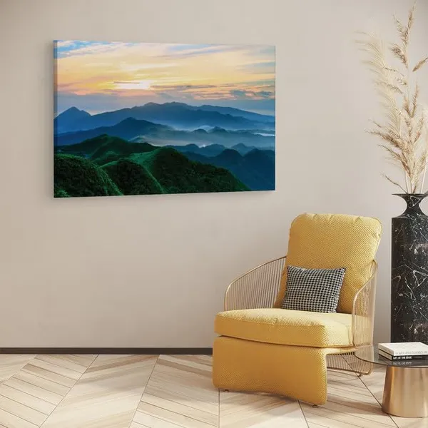 Multicolor_Blue_Ridge_Mountains,_Wooden_Framed_Canvas_Paintings_|_For_Home_Decor_|_Bedroom,_Living_Room,Wall_Decoration_|_Wall_Art_Painting,_Ct0971,_Size_16_X_24_In