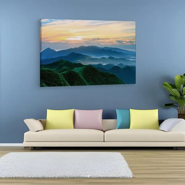 Multicolor_Blue_Ridge_Mountains,_Wooden_Framed_Canvas_Paintings_|_For_Home_Decor_|_Bedroom,_Living_Room,Wall_Decoration_|_Wall_Art_Painting,_Ct0971,_Size_16_X_24_In