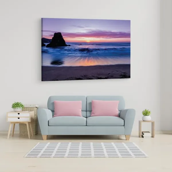 Multicolor_Nature_Beach,_Wooden_Framed_Canvas_Paintings_|_For_Home_Decor_|_Bedroom,_Living_Room,Wall_Decoration_|_Wall_Art_Painting,_Ct0974,_Size_16_X_24_In