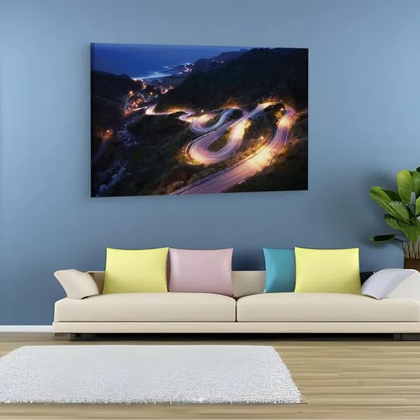 Multicolor_Mount_Haruna,_Wooden_Framed_Canvas_Paintings_|_For_Home_Decor_|_Bedroom,_Living_Room,Wall_Decoration_|_Wall_Art_Painting,_Ct0976,_Size_16_X_24_In