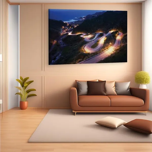 Multicolor_Mount_Haruna,_Wooden_Framed_Canvas_Paintings_|_For_Home_Decor_|_Bedroom,_Living_Room,Wall_Decoration_|_Wall_Art_Painting,_Ct0976,_Size_16_X_24_In