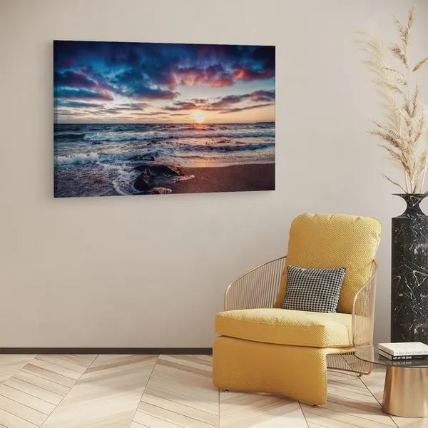 Multicolor_Beach_Shore_Ocean_Sea_Sky,_Wooden_Framed_Canvas_Paintings_|_For_Home_Decor_|_Bedroom,_Living_Room,Wall_Decoration_|_Wall_Art_Painting,_Ct0981,_Size_16_X_24_In