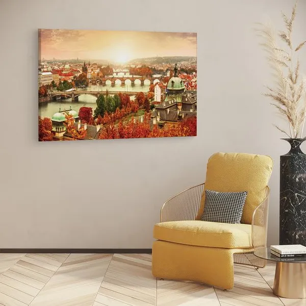 Multicolor_Charles_Bridge,_Wooden_Framed_Canvas_Paintings_|_For_Home_Decor_|_Bedroom,_Living_Room,Wall_Decoration_|_Wall_Art_Painting,_Ct0989,_Size_16_X_24_In