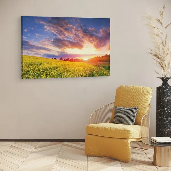 Multicolor_Spring_Time,_Pretty,_Colorful,_Grass,_Wooden_Framed_Canvas_Paintings_|_For_Home_Decor_|_Bedroom,_Living_Room,Wall_Decoration_|_Wall_Art_Painting,_Ct0990,_Size_16_X_24_In