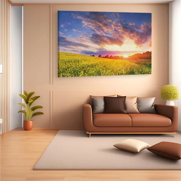 Multicolor_Spring_Time,_Pretty,_Colorful,_Grass,_Wooden_Framed_Canvas_Paintings_|_For_Home_Decor_|_Bedroom,_Living_Room,Wall_Decoration_|_Wall_Art_Painting,_Ct0990,_Size_16_X_24_In