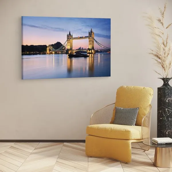 Multicolor_Tower_Bridge,_Wooden_Framed_Canvas_Paintings_|_For_Home_Decor_|_Bedroom,_Living_Room,Wall_Decoration_|_Wall_Art_Painting,_Ct0991,_Size_16_X_24_In