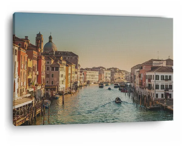 Multicolor_Grand_Canal,_Wooden_Framed_Canvas_Paintings_|_For_Home_Decor_|_Bedroom,_Living_Room,Wall_Decoration_|_Wall_Art_Painting,_Ct0992,_Size_16_X_24_In