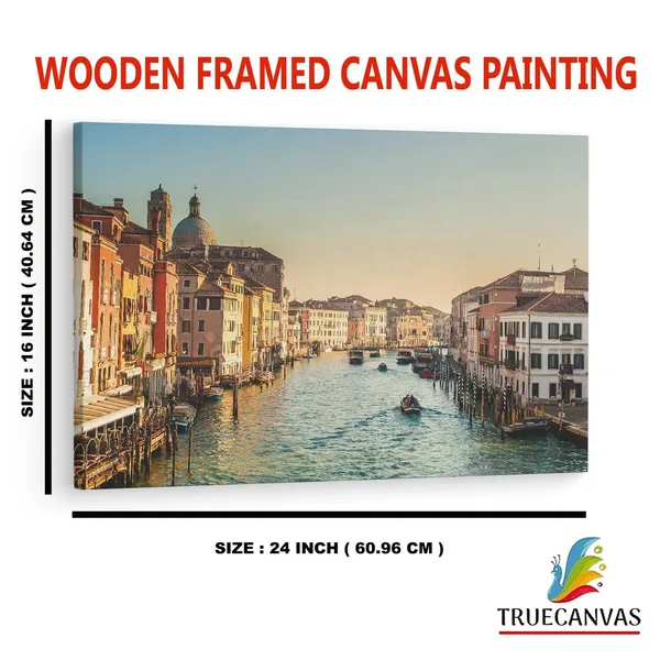 Multicolor_Grand_Canal,_Wooden_Framed_Canvas_Paintings_|_For_Home_Decor_|_Bedroom,_Living_Room,Wall_Decoration_|_Wall_Art_Painting,_Ct0992,_Size_16_X_24_In