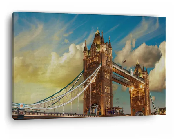 Multicolor_Tower_Bridge,_Wooden_Framed_Canvas_Paintings_|_For_Home_Decor_|_Bedroom,_Living_Room,Wall_Decoration_|_Wall_Art_Painting,_Ct0994,_Size_16_X_24_In