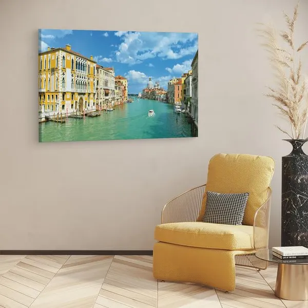 Multicolor_Grand_Canal,_Wooden_Framed_Canvas_Paintings_|_For_Home_Decor_|_Bedroom,_Living_Room,Wall_Decoration_|_Wall_Art_Painting,_Ct0996,_Size_16_X_24_In