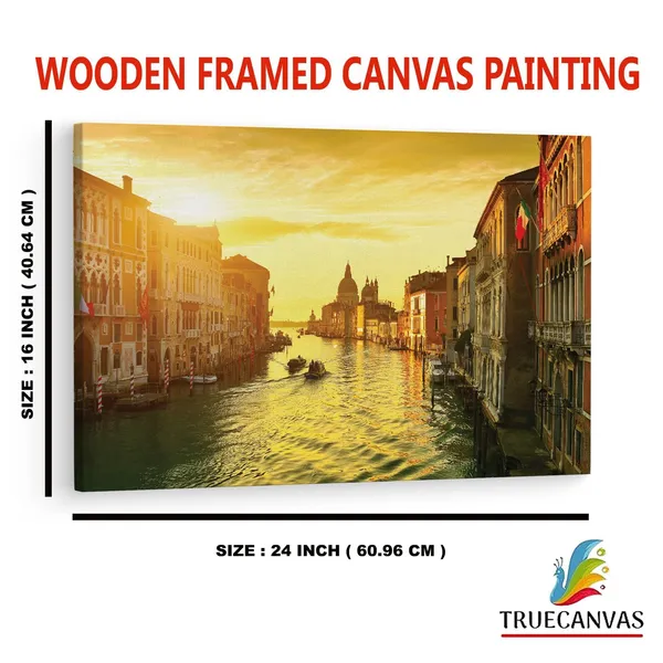 Multicolor_The_Grand_Canal_At_Sunset_Venice_Italy,_Wooden_Framed_Canvas_Paintings_|_For_Home_Decor_|_Bedroom,_Living_Room,Wall_Decoration_|_Wall_Art_Painting,_Ct0997,_Size_16_X_24_In