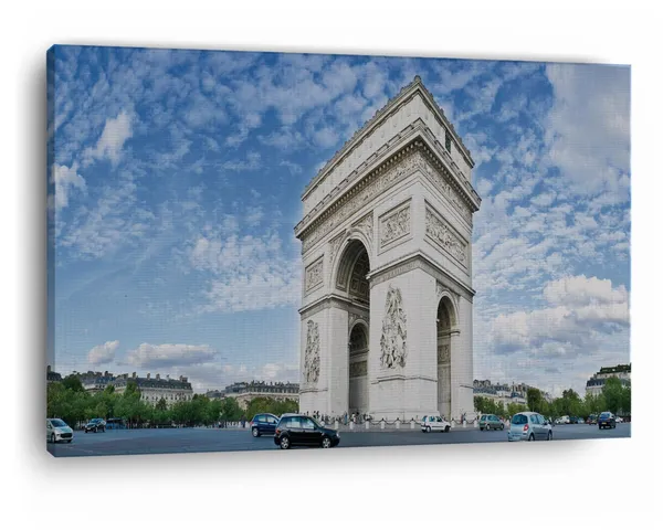 Multicolor_Arc_De_Triomphe,_Wooden_Framed_Canvas_Paintings_|_For_Home_Decor_|_Bedroom,_Living_Room,Wall_Decoration_|_Wall_Art_Painting,_Ct0998,_Size_16_X_24_In