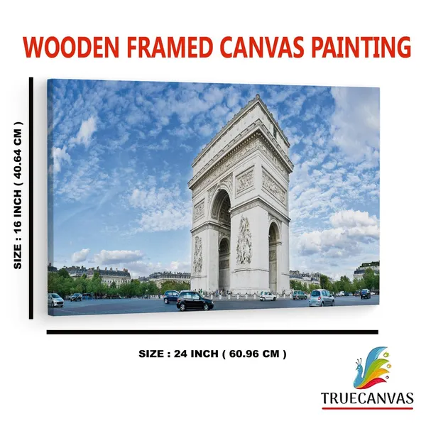 Multicolor_Arc_De_Triomphe,_Wooden_Framed_Canvas_Paintings_|_For_Home_Decor_|_Bedroom,_Living_Room,Wall_Decoration_|_Wall_Art_Painting,_Ct0998,_Size_16_X_24_In