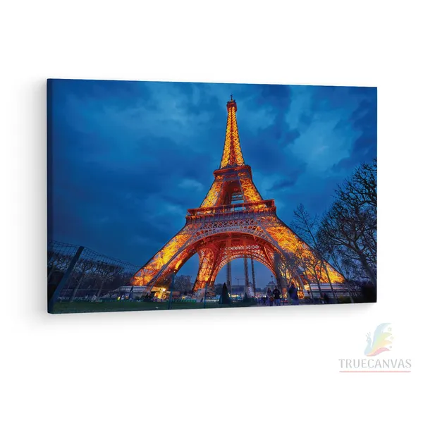 Multicolor_Eiffel_Tower,_Wooden_Framed_Canvas_Paintings_|_For_Living_Room_|_Bedroom_|_Office_|_Gallery_|_Ready_Wall_Mount_Canvas_Wall_Art_Painting_|_Size_-_12_X_18In,_Ct0003