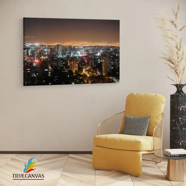 Multicolor_Mexico_City_Night_Dream,_Wooden_Framed_Canvas_Paintings_|_For_Living_Room_|_Bedroom_|_Office_|_Gallery_|_Ready_Wall_Mount_Canvas_Wall_Art_Painting_|_Size_-_12_X_18In,_Ct0006
