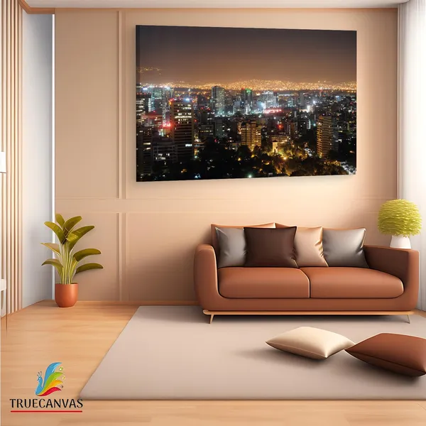 Multicolor_Mexico_City_Night_Dream,_Wooden_Framed_Canvas_Paintings_|_For_Living_Room_|_Bedroom_|_Office_|_Gallery_|_Ready_Wall_Mount_Canvas_Wall_Art_Painting_|_Size_-_12_X_18In,_Ct0006