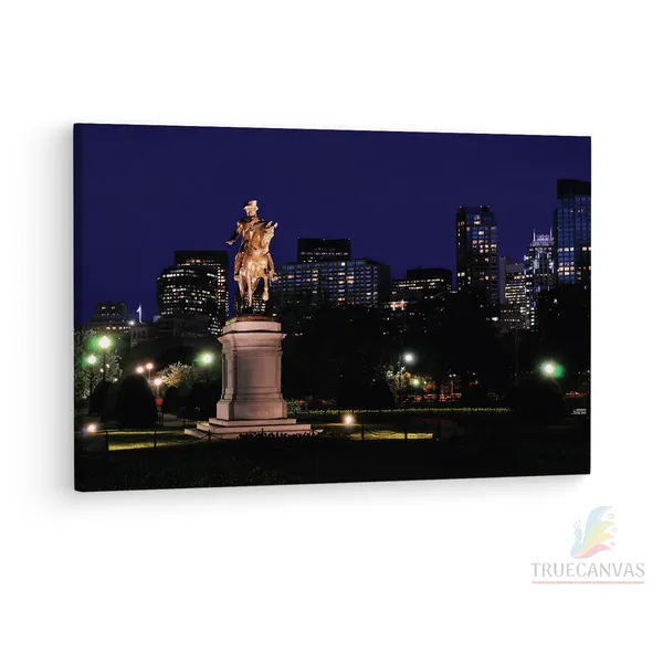 Multicolor_Public_Garden,_Wooden_Framed_Canvas_Paintings_|_For_Living_Room_|_Bedroom_|_Office_|_Gallery_|_Ready_Wall_Mount_Canvas_Wall_Art_Painting_|_Size_-_12_X_18In,_Ct0007