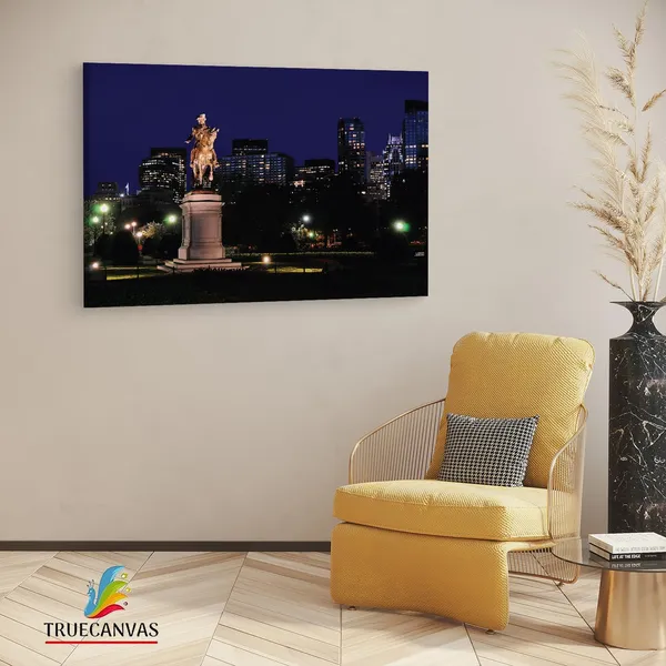 Multicolor_Public_Garden,_Wooden_Framed_Canvas_Paintings_|_For_Living_Room_|_Bedroom_|_Office_|_Gallery_|_Ready_Wall_Mount_Canvas_Wall_Art_Painting_|_Size_-_12_X_18In,_Ct0007