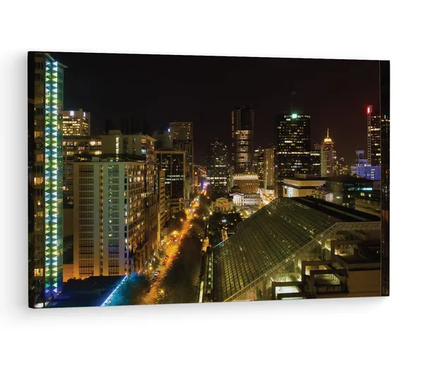 Multicolor_Night_Vancouver_Cities,_Wooden_Framed_Canvas_Paintings_|_For_Living_Room_|_Bedroom_|_Office_|_Gallery_|_Ready_Wall_Mount_Canvas_Wall_Art_Painting_|_Size_-_12_X_18In,_Ct0015