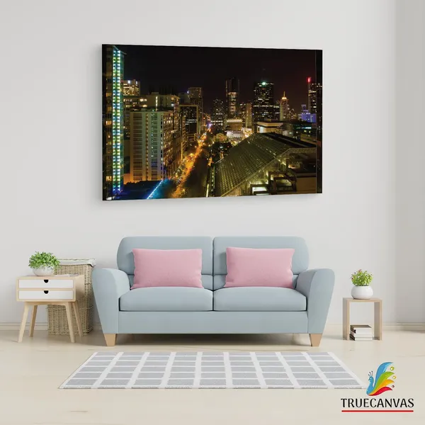 Multicolor_Night_Vancouver_Cities,_Wooden_Framed_Canvas_Paintings_|_For_Living_Room_|_Bedroom_|_Office_|_Gallery_|_Ready_Wall_Mount_Canvas_Wall_Art_Painting_|_Size_-_12_X_18In,_Ct0015