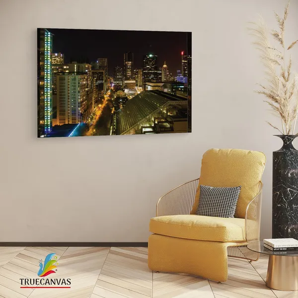 Multicolor_Night_Vancouver_Cities,_Wooden_Framed_Canvas_Paintings_|_For_Living_Room_|_Bedroom_|_Office_|_Gallery_|_Ready_Wall_Mount_Canvas_Wall_Art_Painting_|_Size_-_12_X_18In,_Ct0015
