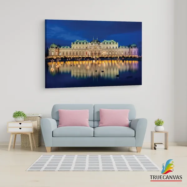 Multicolor_Austrian_Gallery_Blvd,_Wooden_Framed_Canvas_Paintings_|_For_Living_Room_|_Bedroom_|_Office_|_Gallery_|_Ready_Wall_Mount_Canvas_Wall_Art_Painting_|_Size_-_12_X_18In,_Ct0019