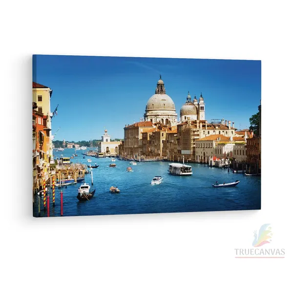 Multicolor_Grand_Canal,_Wooden_Framed_Canvas_Paintings_|_For_Living_Room_|_Bedroom_|_Office_|_Gallery_|_Ready_Wall_Mount_Canvas_Wall_Art_Painting_|_Size_-_12_X_18In,_Ct0020