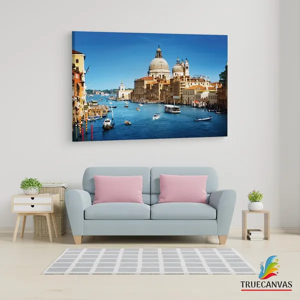 Multicolor_Grand_Canal,_Wooden_Framed_Canvas_Paintings_|_For_Living_Room_|_Bedroom_|_Office_|_Gallery_|_Ready_Wall_Mount_Canvas_Wall_Art_Painting_|_Size_-_12_X_18In,_Ct0020