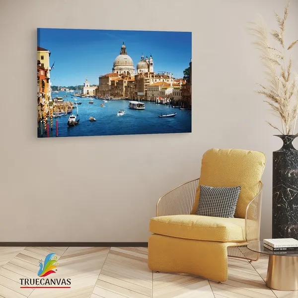 Multicolor_Grand_Canal,_Wooden_Framed_Canvas_Paintings_|_For_Living_Room_|_Bedroom_|_Office_|_Gallery_|_Ready_Wall_Mount_Canvas_Wall_Art_Painting_|_Size_-_12_X_18In,_Ct0020