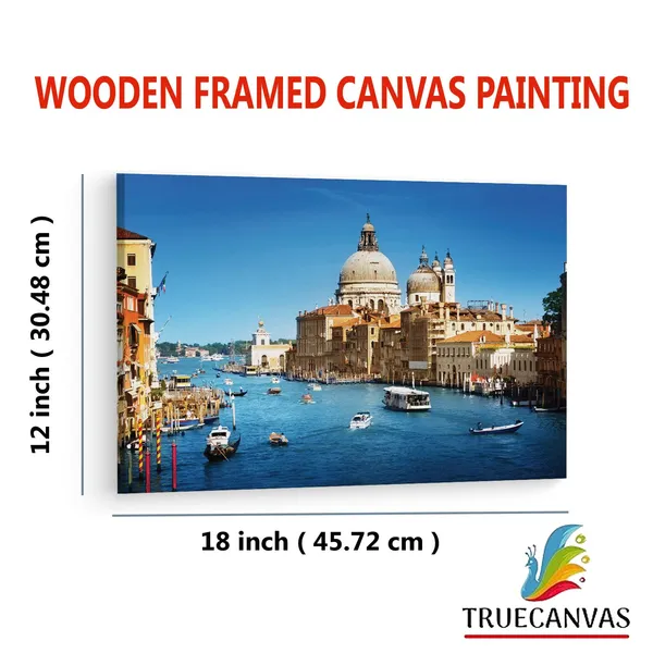 Multicolor_Grand_Canal,_Wooden_Framed_Canvas_Paintings_|_For_Living_Room_|_Bedroom_|_Office_|_Gallery_|_Ready_Wall_Mount_Canvas_Wall_Art_Painting_|_Size_-_12_X_18In,_Ct0020