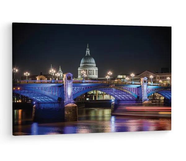 Multicolor_St._Paul'S_Cathedral,_Wooden_Framed_Canvas_Paintings_|_For_Living_Room_|_Bedroom_|_Office_|_Gallery_|_Ready_Wall_Mount_Canvas_Wall_Art_Painting_|_Size_-_12_X_18In,_Ct0022