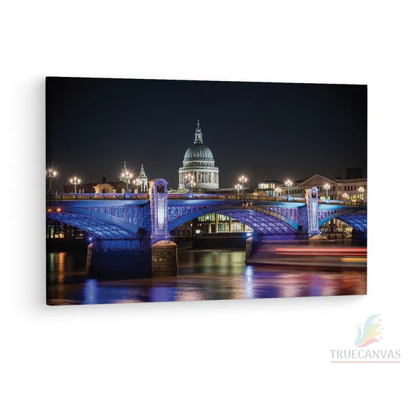 Multicolor_St._Paul'S_Cathedral,_Wooden_Framed_Canvas_Paintings_|_For_Living_Room_|_Bedroom_|_Office_|_Gallery_|_Ready_Wall_Mount_Canvas_Wall_Art_Painting_|_Size_-_12_X_18In,_Ct0022