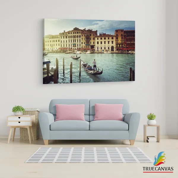 Multicolor_Venice_Gondola,_Wooden_Framed_Canvas_Paintings_|_For_Living_Room_|_Bedroom_|_Office_|_Gallery_|_Ready_Wall_Mount_Canvas_Wall_Art_Painting_|_Size_-_12_X_18In,_Ct0026