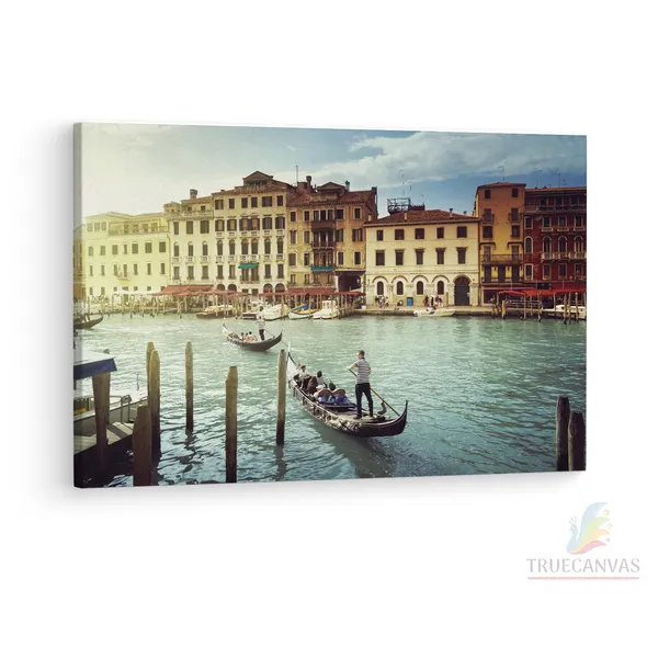 Multicolor_Venice_Gondola,_Wooden_Framed_Canvas_Paintings_|_For_Living_Room_|_Bedroom_|_Office_|_Gallery_|_Ready_Wall_Mount_Canvas_Wall_Art_Painting_|_Size_-_12_X_18In,_Ct0026