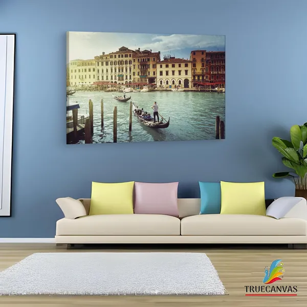 Multicolor_Venice_Gondola,_Wooden_Framed_Canvas_Paintings_|_For_Living_Room_|_Bedroom_|_Office_|_Gallery_|_Ready_Wall_Mount_Canvas_Wall_Art_Painting_|_Size_-_12_X_18In,_Ct0026