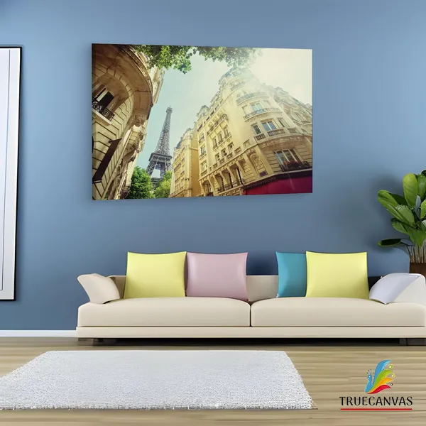 Multicolor_Eiffel_Tower,_Wooden_Framed_Canvas_Paintings_|_For_Living_Room_|_Bedroom_|_Office_|_Gallery_|_Ready_Wall_Mount_Canvas_Wall_Art_Painting_|_Size_-_12_X_18In,_Ct0045