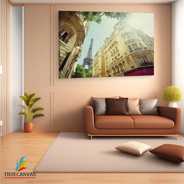 Multicolor_Eiffel_Tower,_Wooden_Framed_Canvas_Paintings_|_For_Living_Room_|_Bedroom_|_Office_|_Gallery_|_Ready_Wall_Mount_Canvas_Wall_Art_Painting_|_Size_-_12_X_18In,_Ct0045