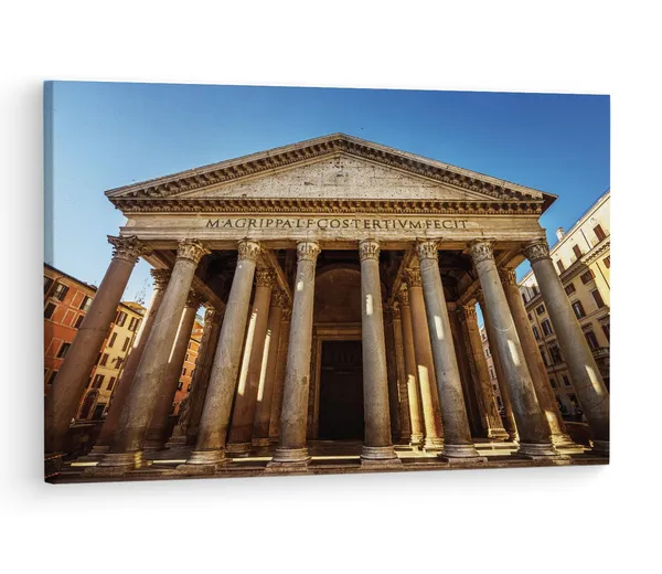 Multicolor_Pantheon,_Wooden_Framed_Canvas_Paintings_|_For_Living_Room_|_Bedroom_|_Office_|_Gallery_|_Ready_Wall_Mount_Canvas_Wall_Art_Painting_|_Size_-_12_X_18In,_Ct0047