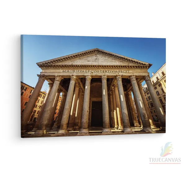 Multicolor_Pantheon,_Wooden_Framed_Canvas_Paintings_|_For_Living_Room_|_Bedroom_|_Office_|_Gallery_|_Ready_Wall_Mount_Canvas_Wall_Art_Painting_|_Size_-_12_X_18In,_Ct0047